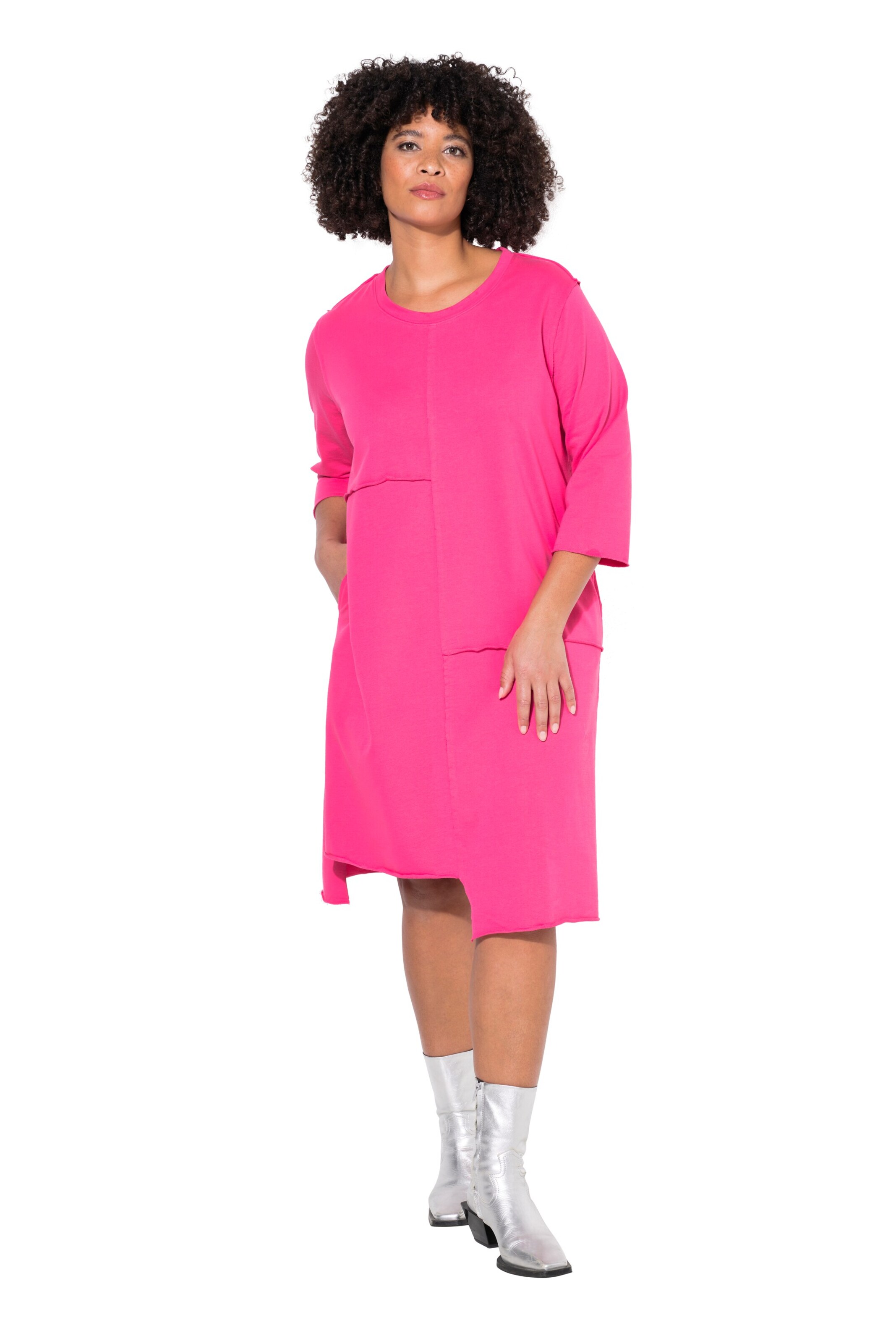 Angel of Style Oversized dress in Pink: front