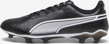 Scarpa da calcio 'King Match' di PUMA in nero: frontale