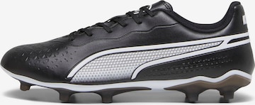 PUMA Soccer Cleats 'King Match' in Black: front