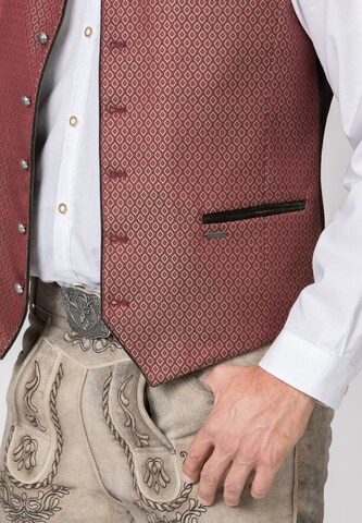 STOCKERPOINT Traditional Vest 'Amato' in Red