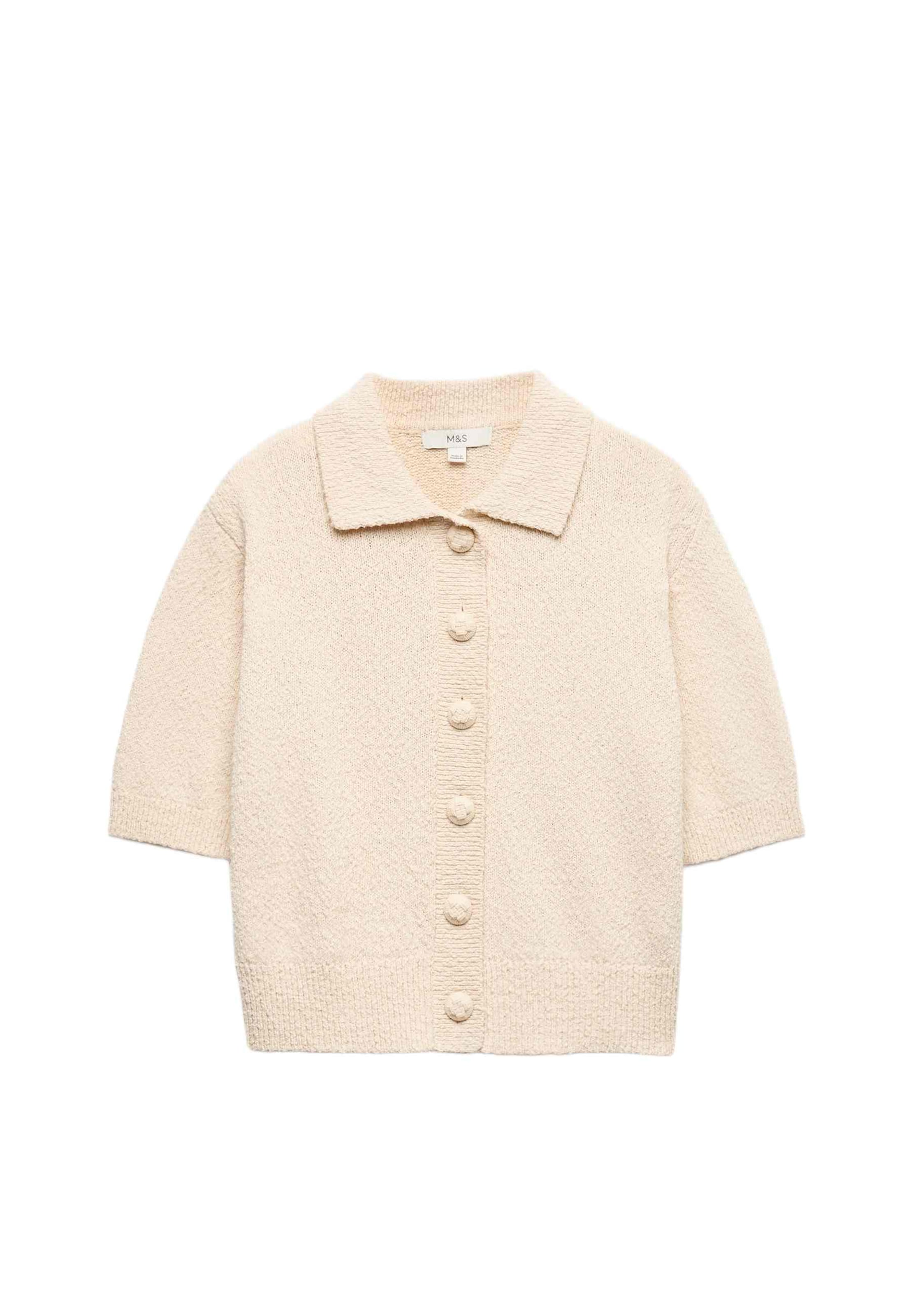 Giacchetta di Marks & Spencer in beige: frontale