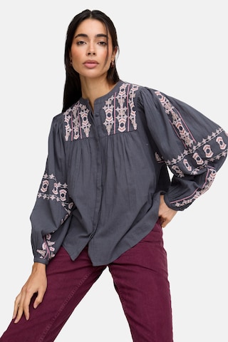 RAFFYA Blouse 'Demi' in Grey