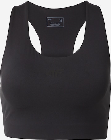 juoda 4F Biustjė Sportinė liemenėlė: priekis