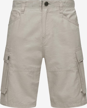 Ragwear Loose fit Cargo Pants 'Merly' in Beige: front