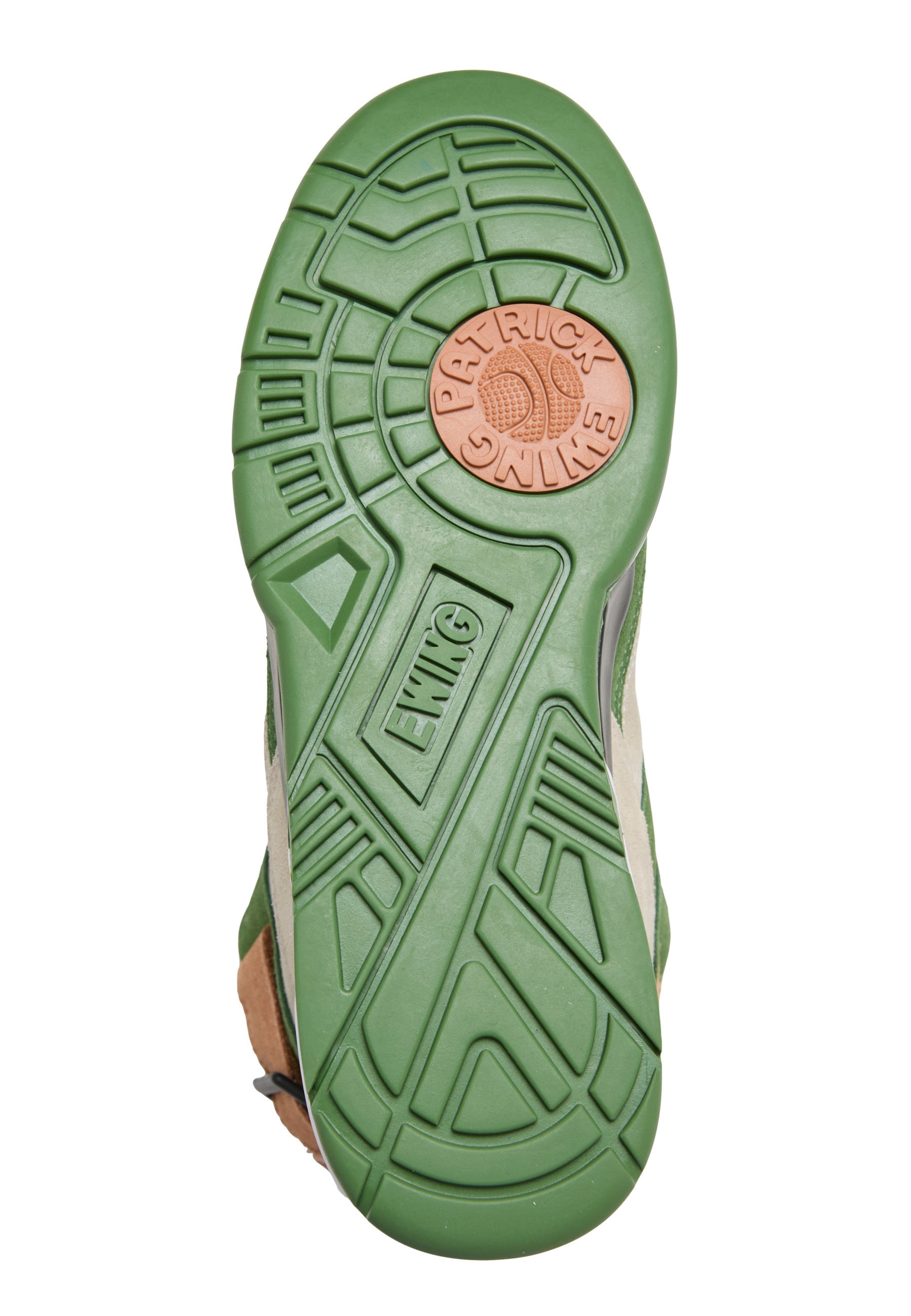 Sneaker alta di Ewing in verde