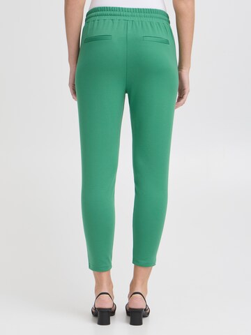 Coupe slim Pantalon 'IHKate' ICHI en vert