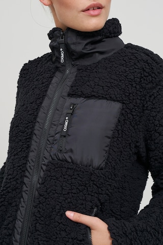 Oxmo Fleecejacke in Schwarz