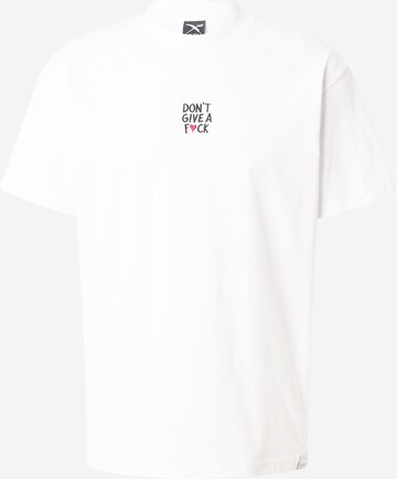 Iriedaily T-Shirt 'Give A' in Weiß: predná strana