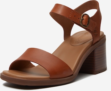 TIMBERLAND Strap Sandals in Brown: front