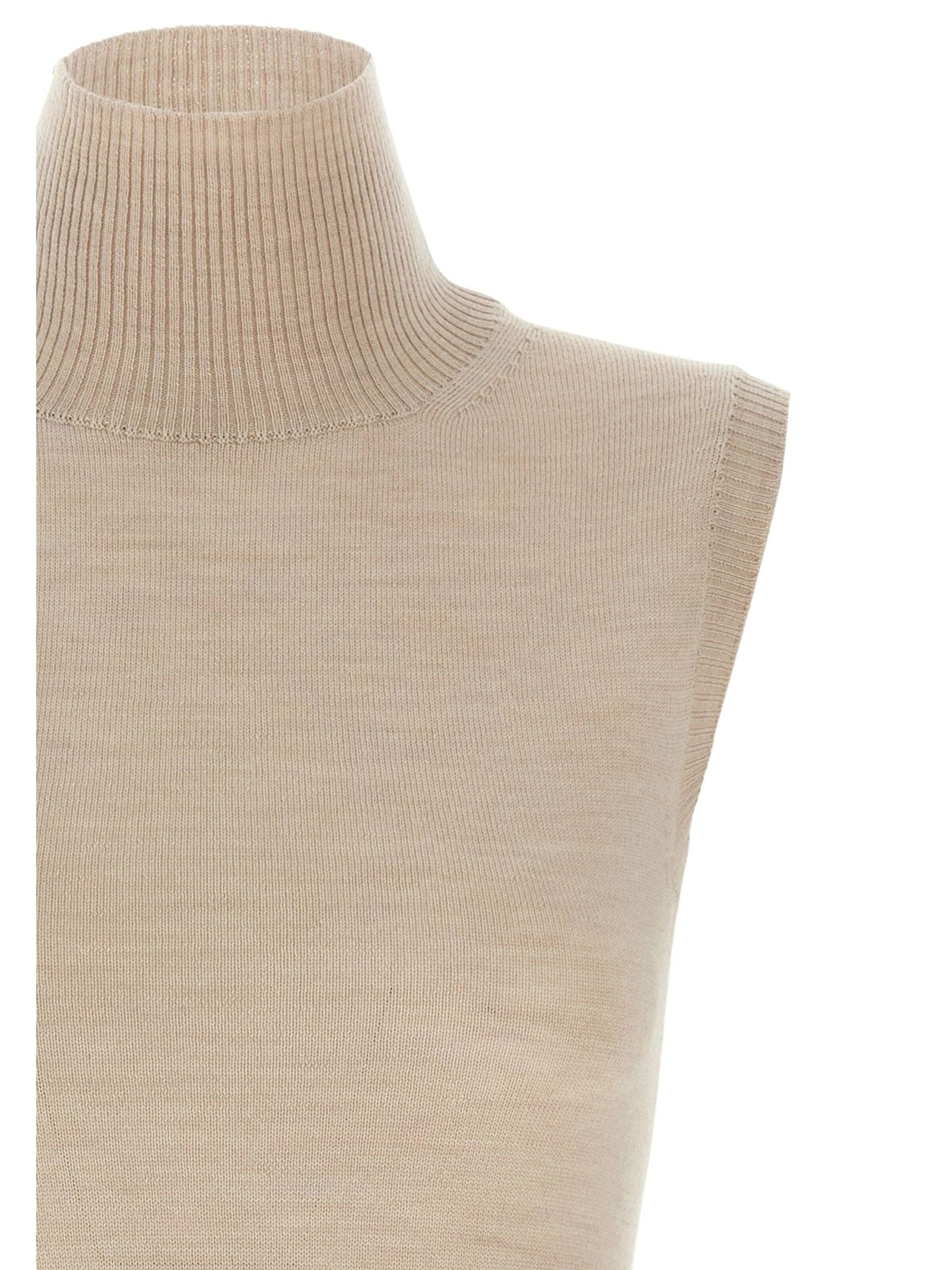Pullover 'Vertigo Virgin Wool Roll Neck Top' di Sportmax in beige