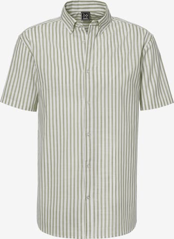 Chemise JOHN DEVIN en vert : devant