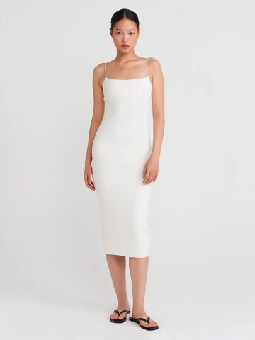 Dilvin Dress in White: front