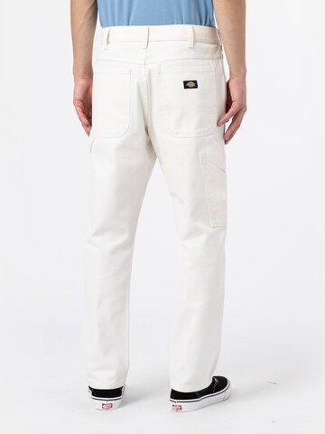 DICKIES - Regular Calças cargo 'Carpenter' em branco