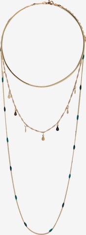 Pull&Bear Necklace in Gold: front