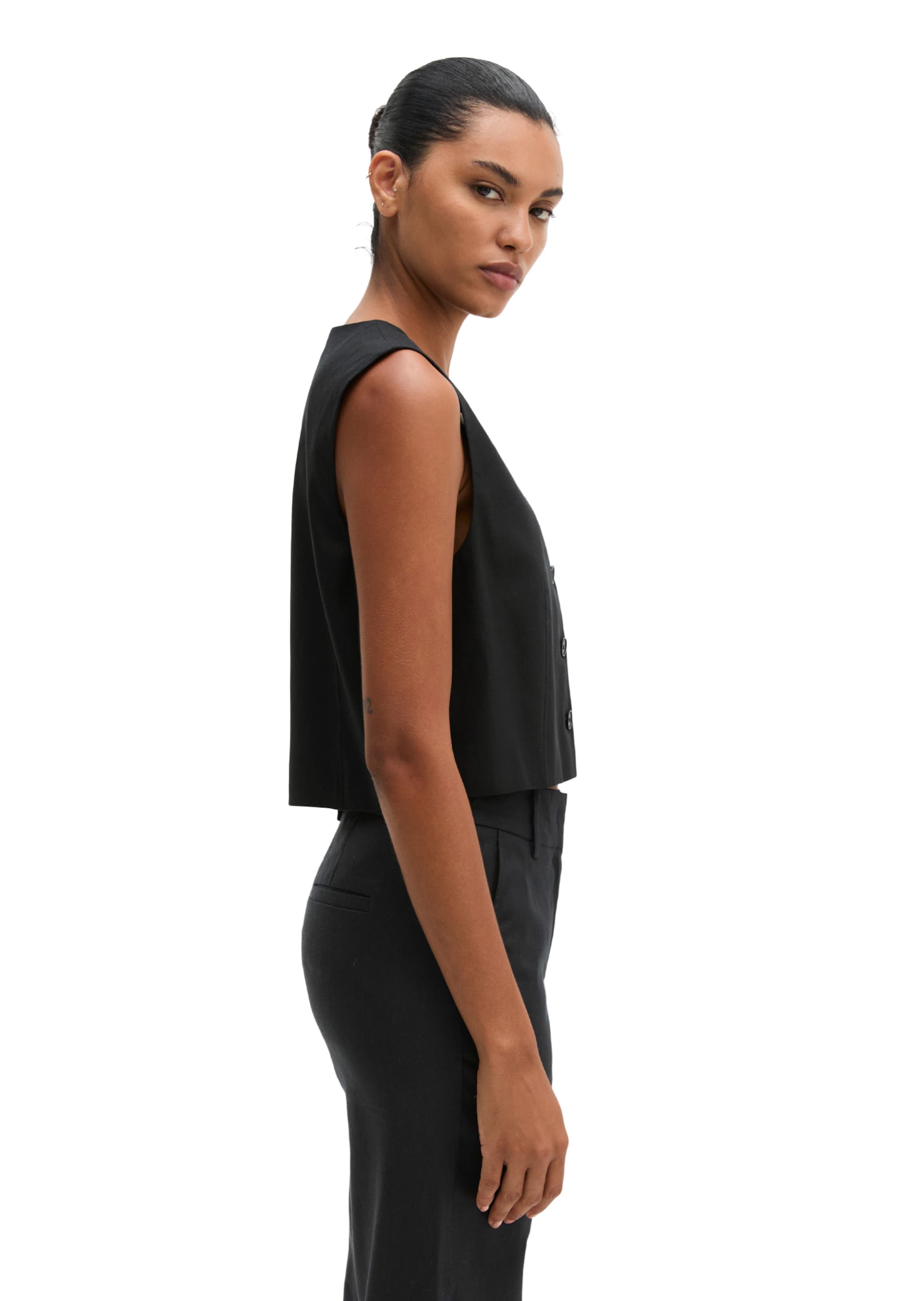 Marc O'Polo Gilet in Zwart