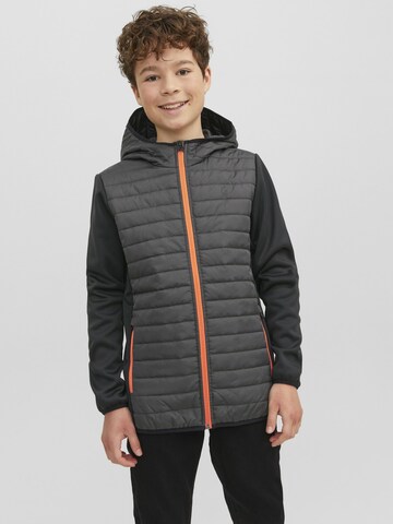 Jack & Jones Junior Tussenjas in Grijs: voorkant