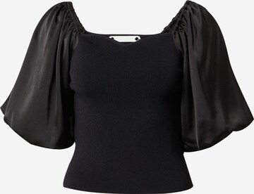 Camicia da donna 'Mercia ' di co'couture in nero: frontale