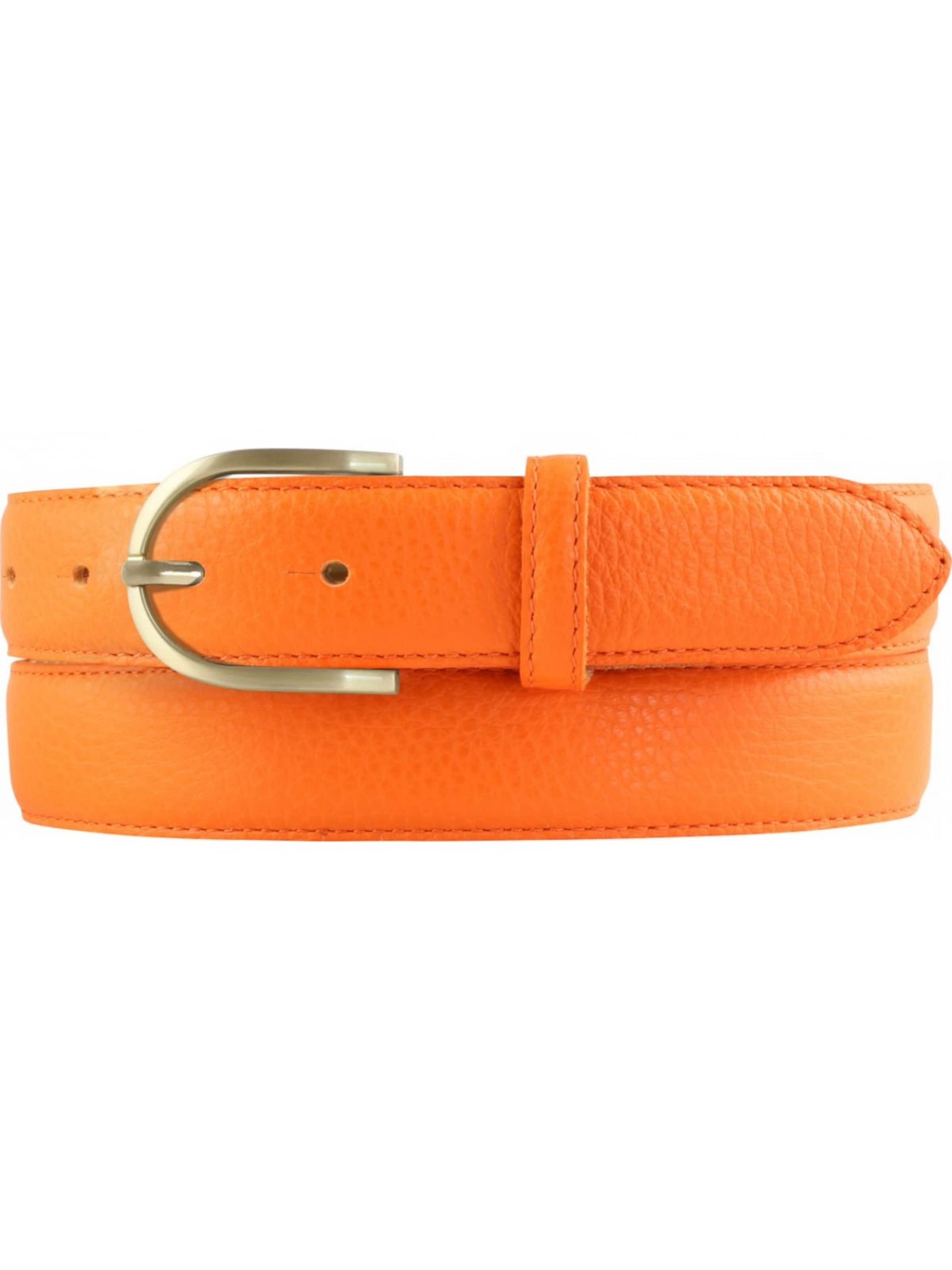 BELTINGER Belt 'Olbiao' in Orange: front