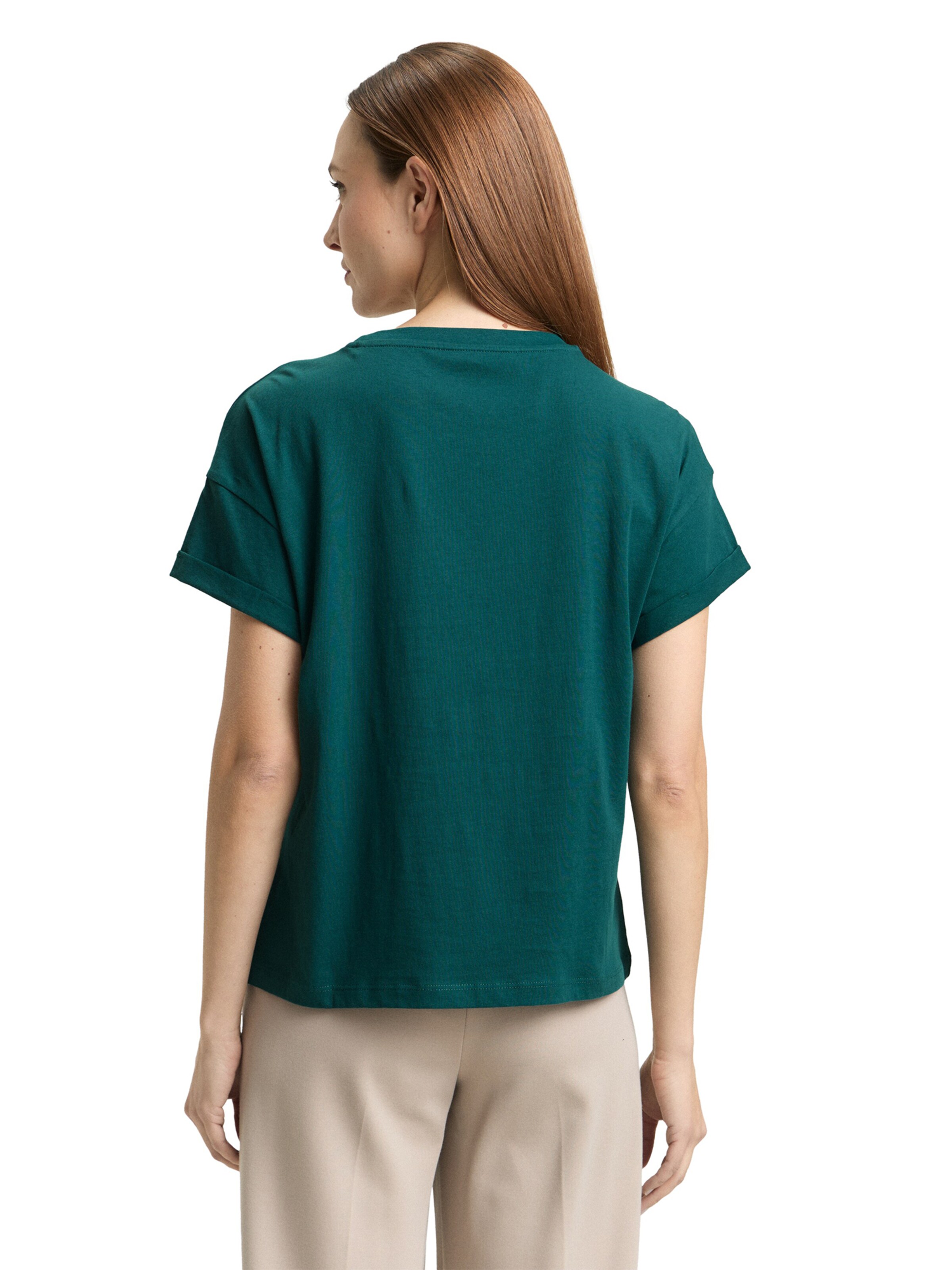 TOM TAILOR T-Shirt in Grün