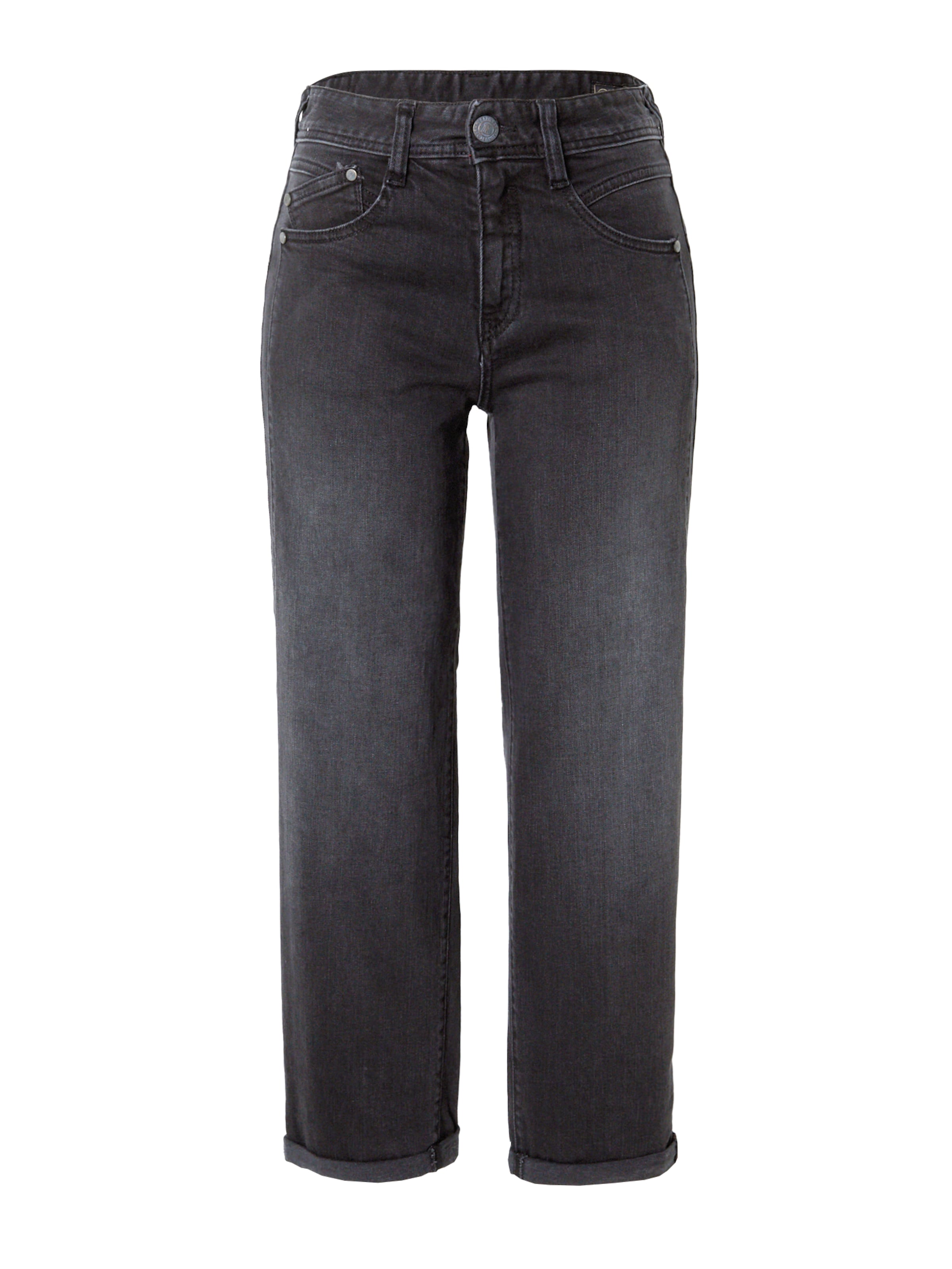 Herrlicher Regular Jeans 'GILA' in Black: front
