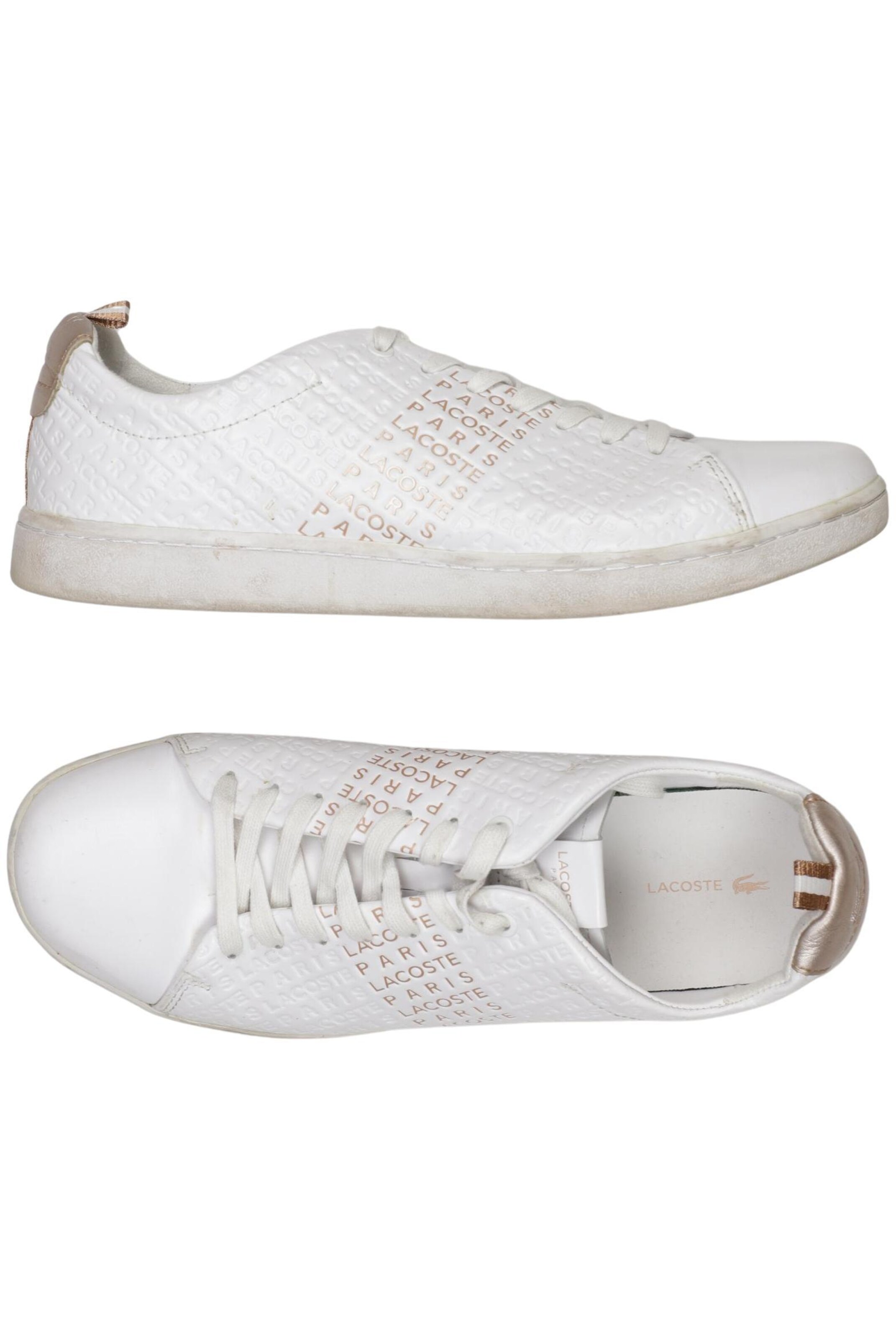 LACOSTE Sneaker 41 in Weiß: Vorderseite