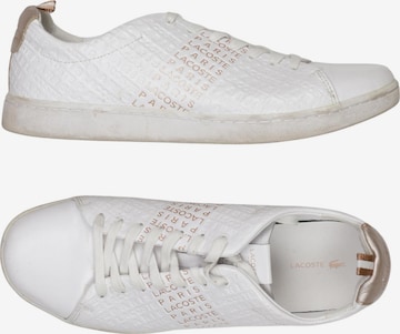 LACOSTE Sneaker 41 in Weiß: Vorderseite
