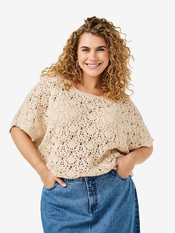 smėlio Zizzi Megztinis 'MSummer': priekis