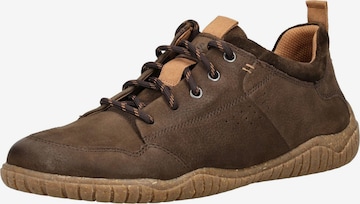 JOSEF SEIBEL Athletic lace-up shoe in Brown: front