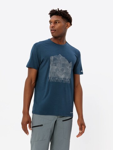 VAUDE Performance shirt 'Tekoa' in Blue: front