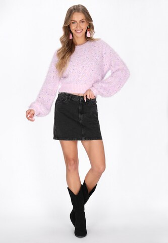 Pull-over IZIA en violet
