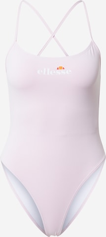 ELLESSE Bustier Badpak 'Presento' in Roze: voorkant