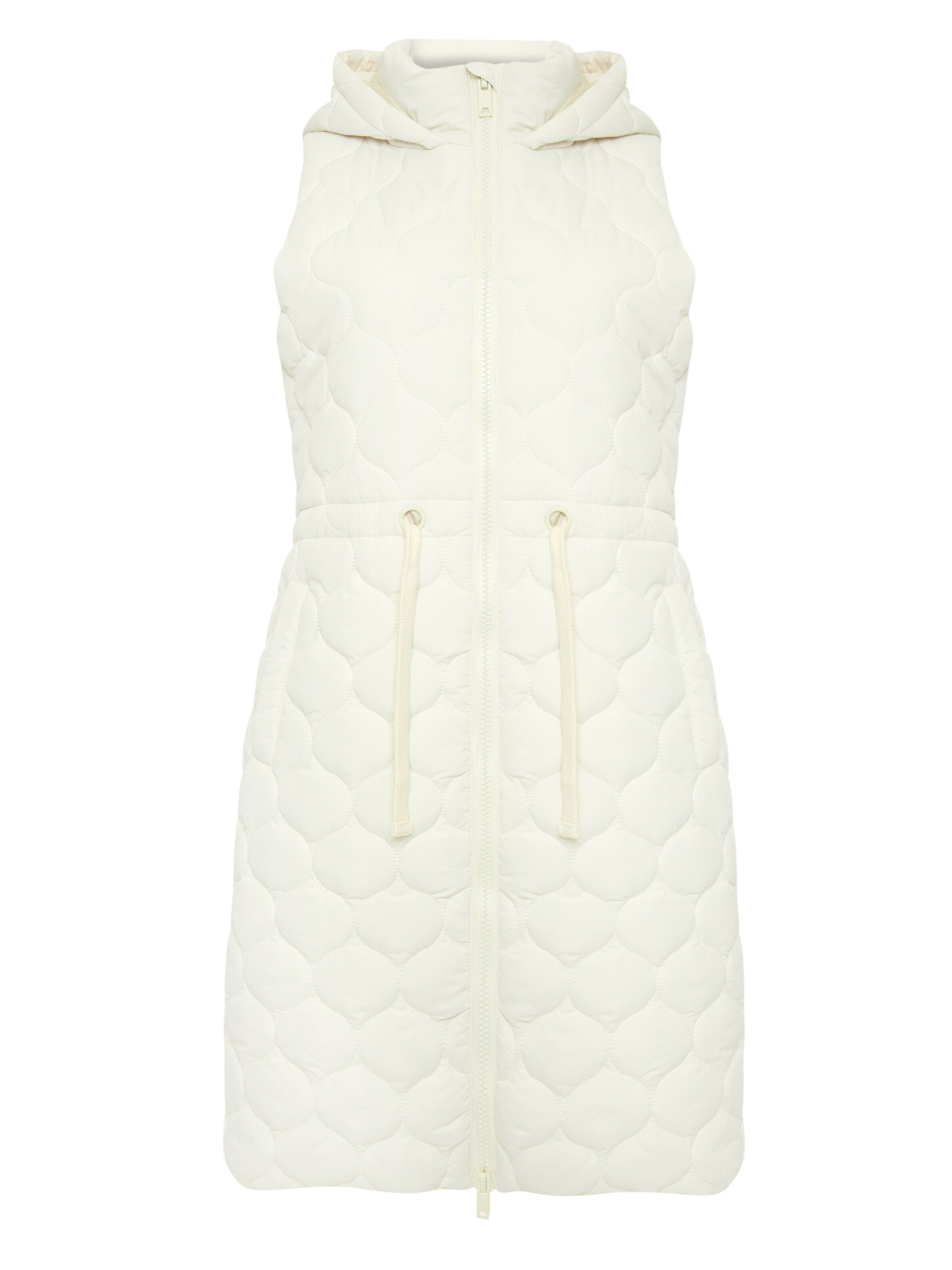 Threadbare Weste 'Crush' in Weiß: Vorderseite