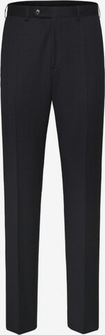 Digel Regular Pleated Pants in Blue: front