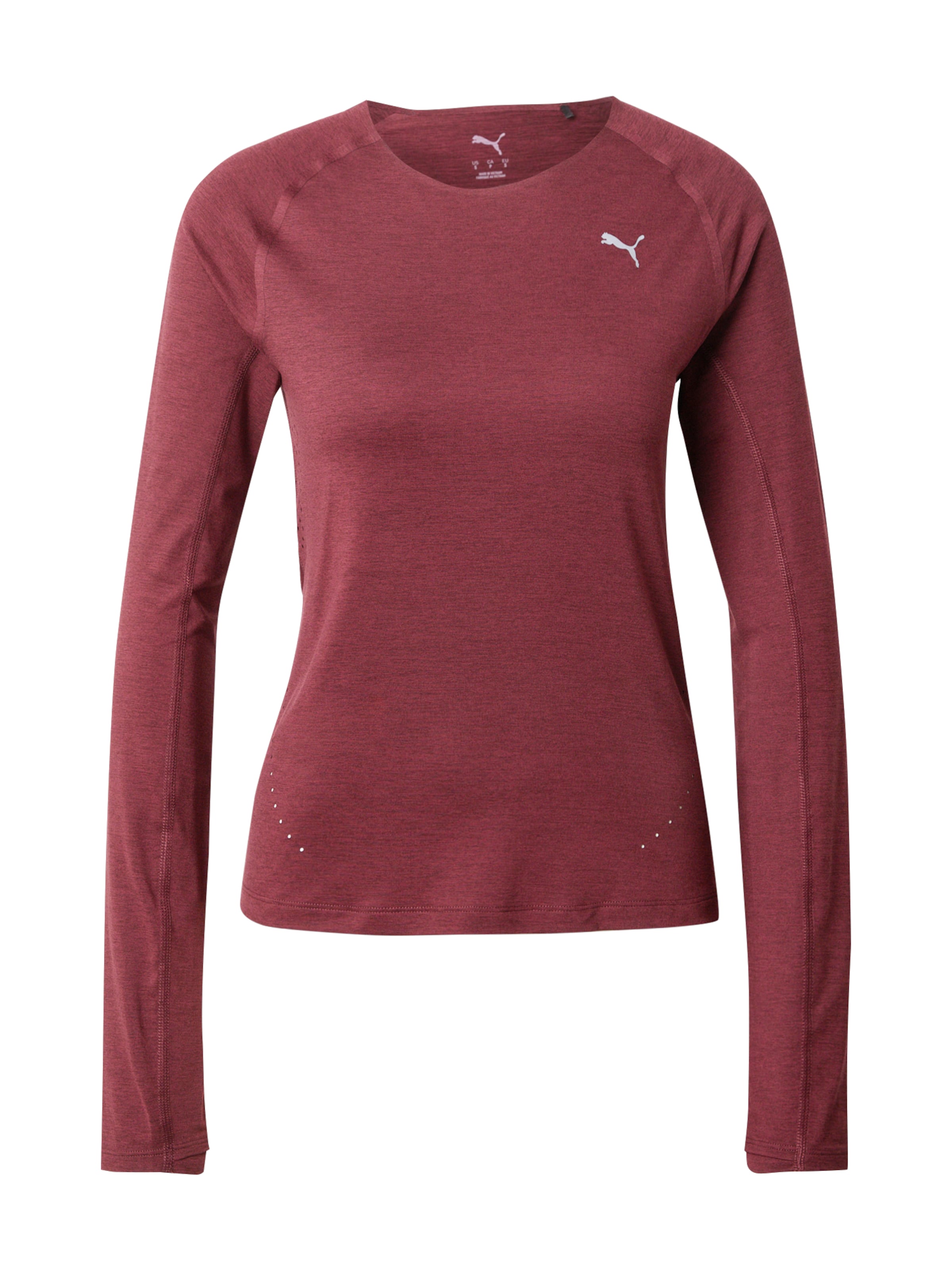 PUMA Λειτουργικό μπλουζάκι 'Run Cloudspun' σε κόκκινο: μπροστά