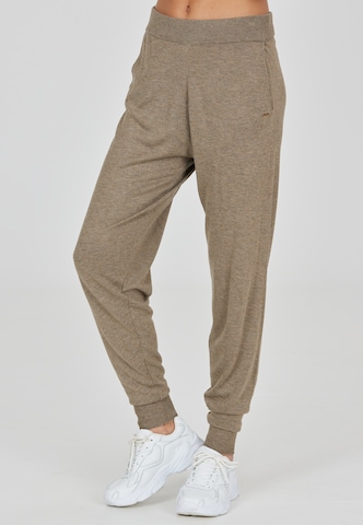 Athlecia Regular Broek 'Athens' in Bruin: voorkant