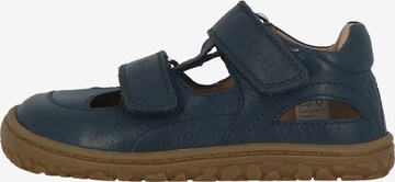 LURCHI First-Step Shoes in Blue: front