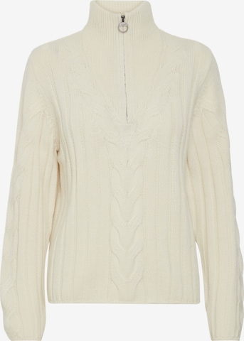 Pullover di Oxmo in bianco: frontale