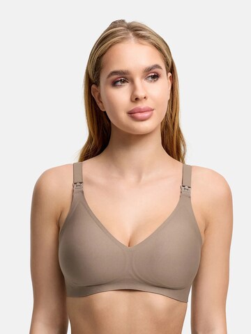 cfab (formerly creamy fabrics) Bustier BH 'Comfort Maternity Still-BH ohne Bügel'‌ in Grau