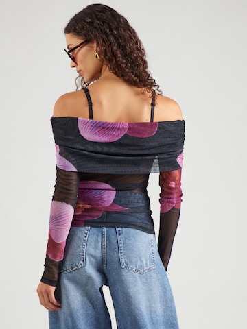 Tricou 'VMFLORY' de la VERO MODA pe negru