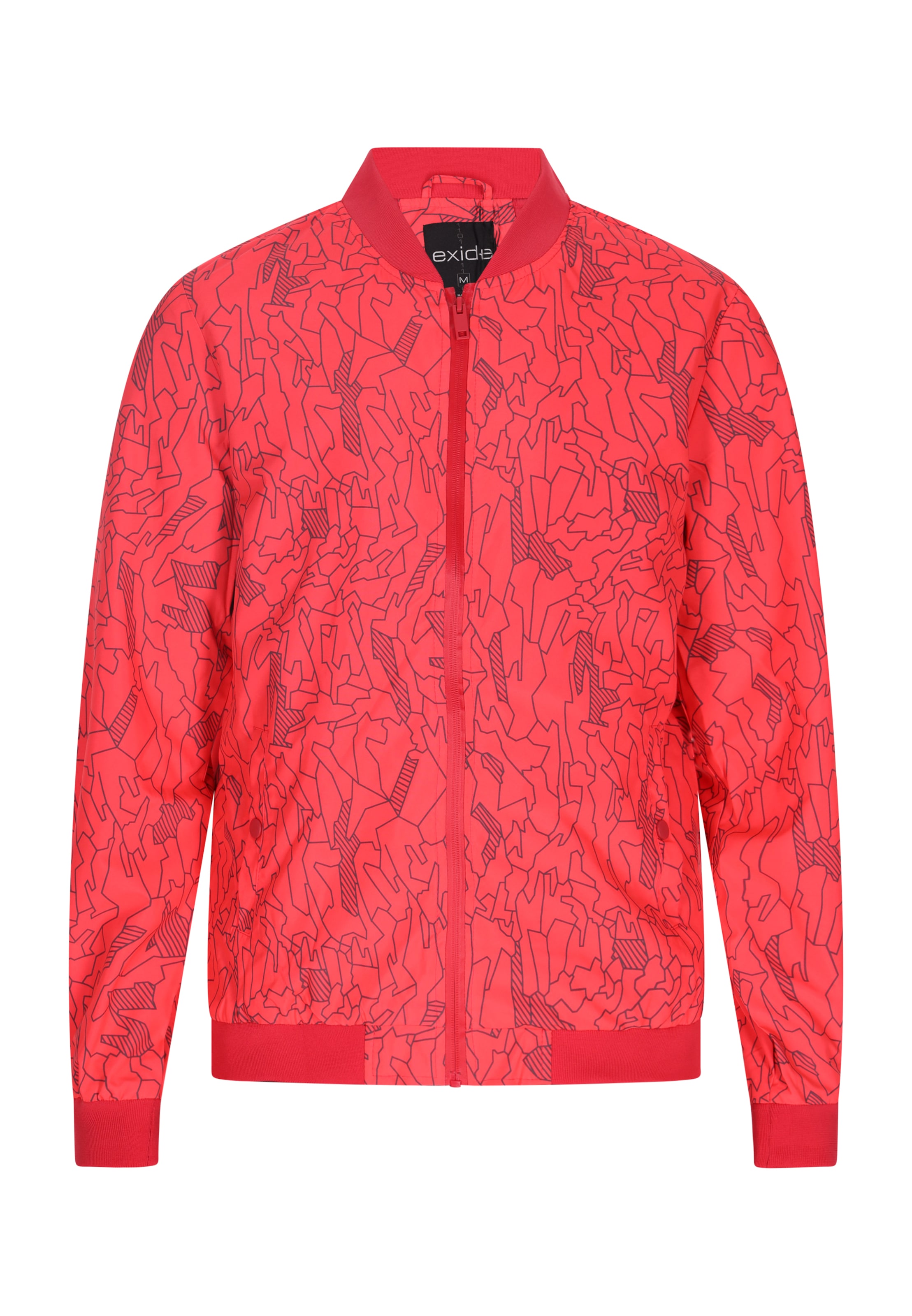 rozā Exide Starpsezonu jaka: no priekšpuses