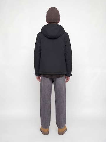 Jack & Jones Junior Winterjas 'EWOLF' in Zwart