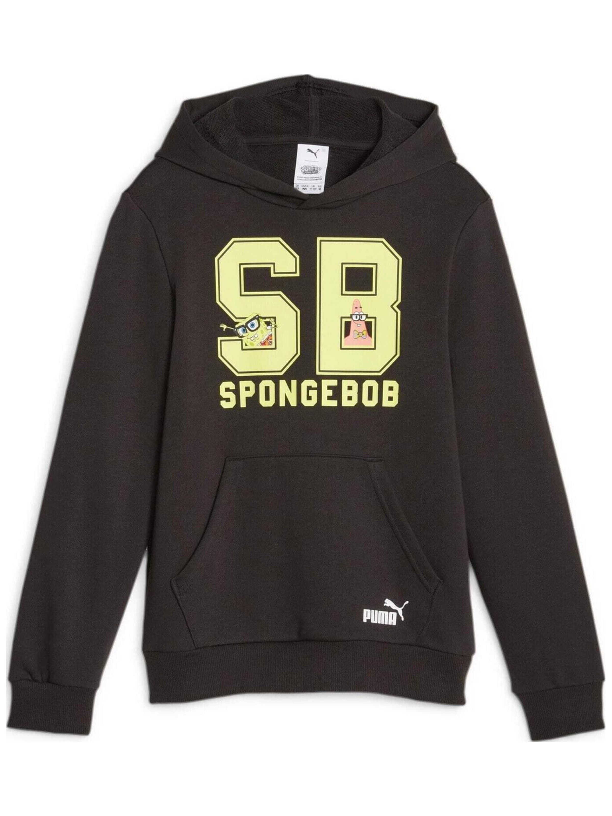 Giacca di felpa 'Puma x Spongebob Squarepants' di PUMA in nero