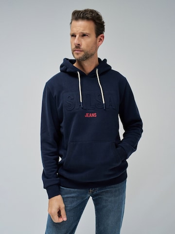 Salsa Jeans Sweatshirt in Blue: front