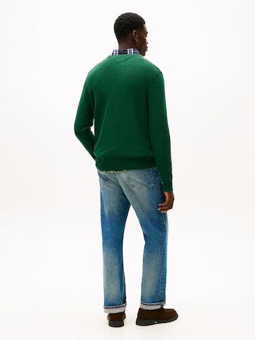 TOMMY HILFIGER Pullover in Grün