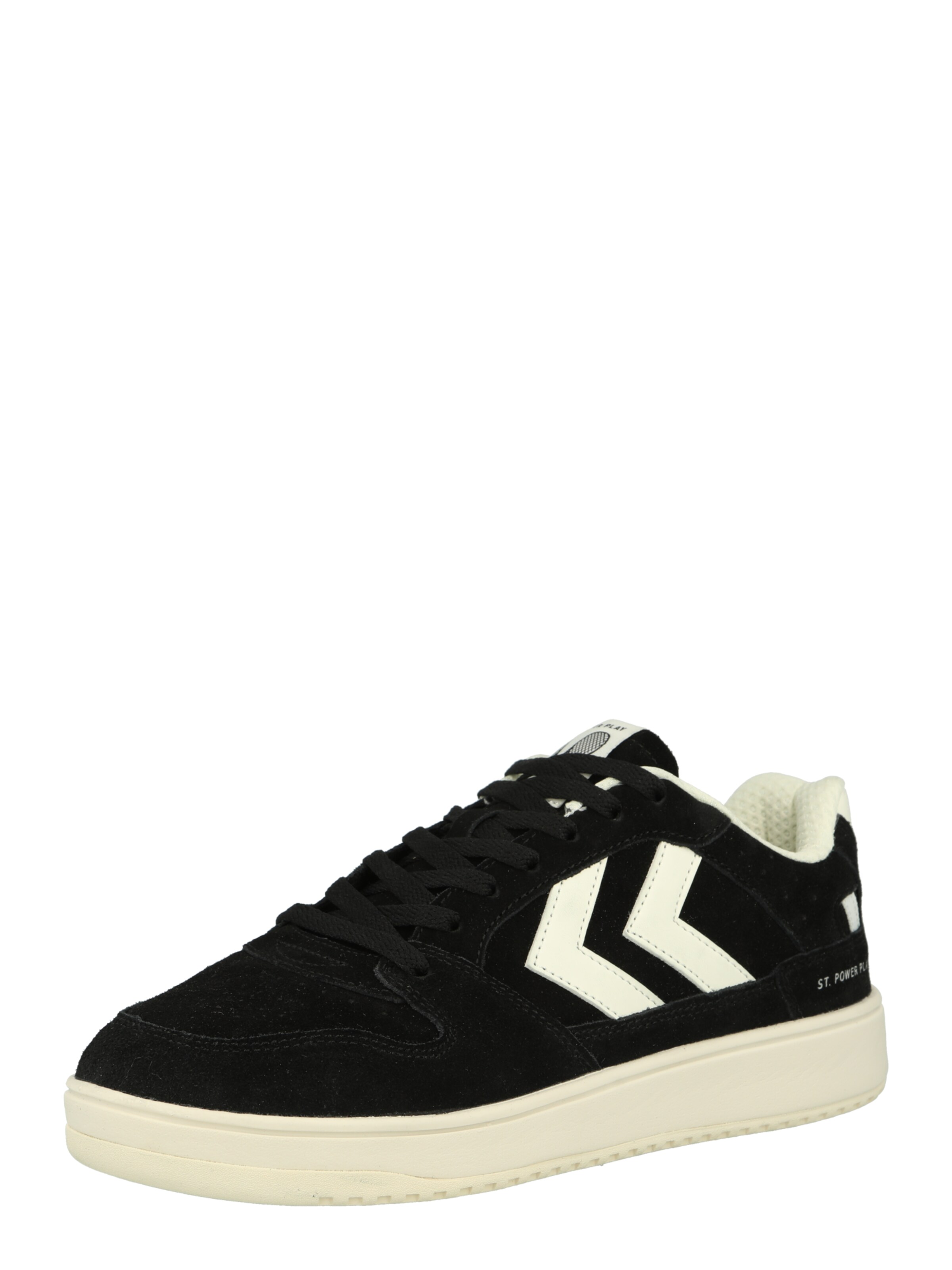 Hummel Platform trainers 'St. Power Play' in Black: front