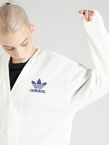 ADIDAS ORIGINALS Πλεκτή ζακέτα σε λευκό