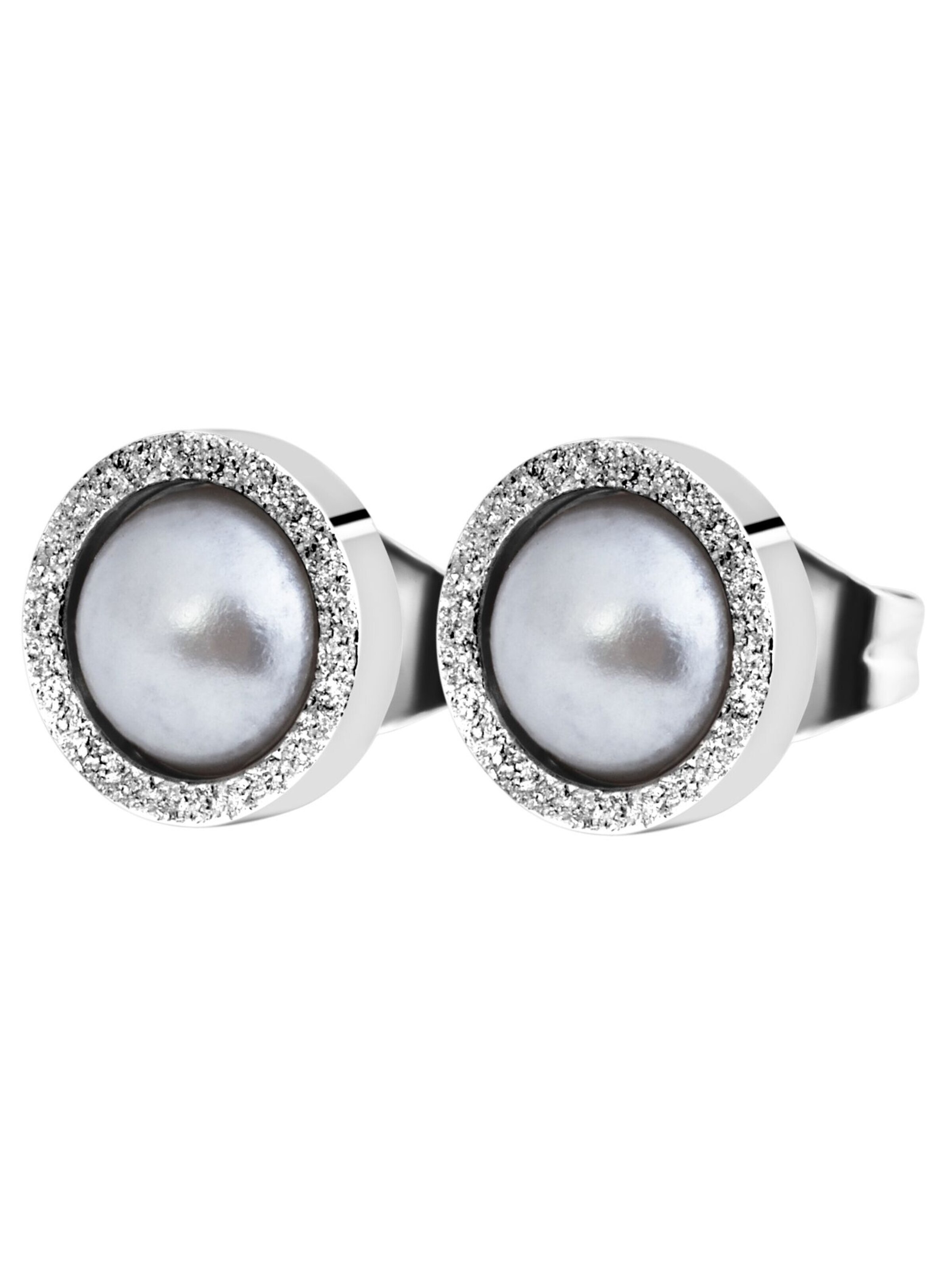 Akzent Earrings 'Edelstahl, langlebig' in Silver