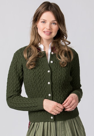 STOCKERPOINT Knitted Janker 'Sophia' in Green: front