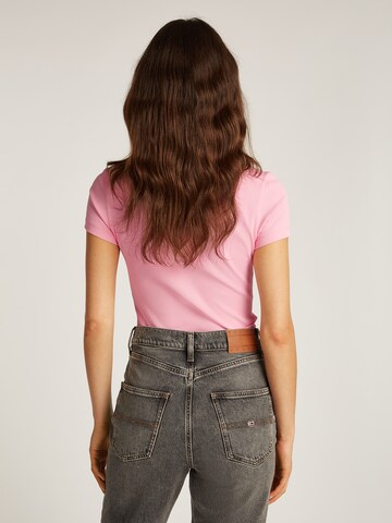 Tommy Jeans Shirt 'ESSENTIAL' in Pink