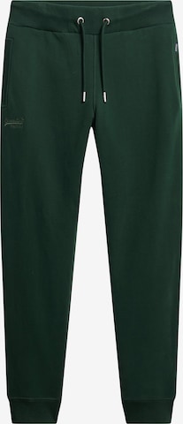 Superdry Tapered Hose 'Essential' in Grün: predná strana